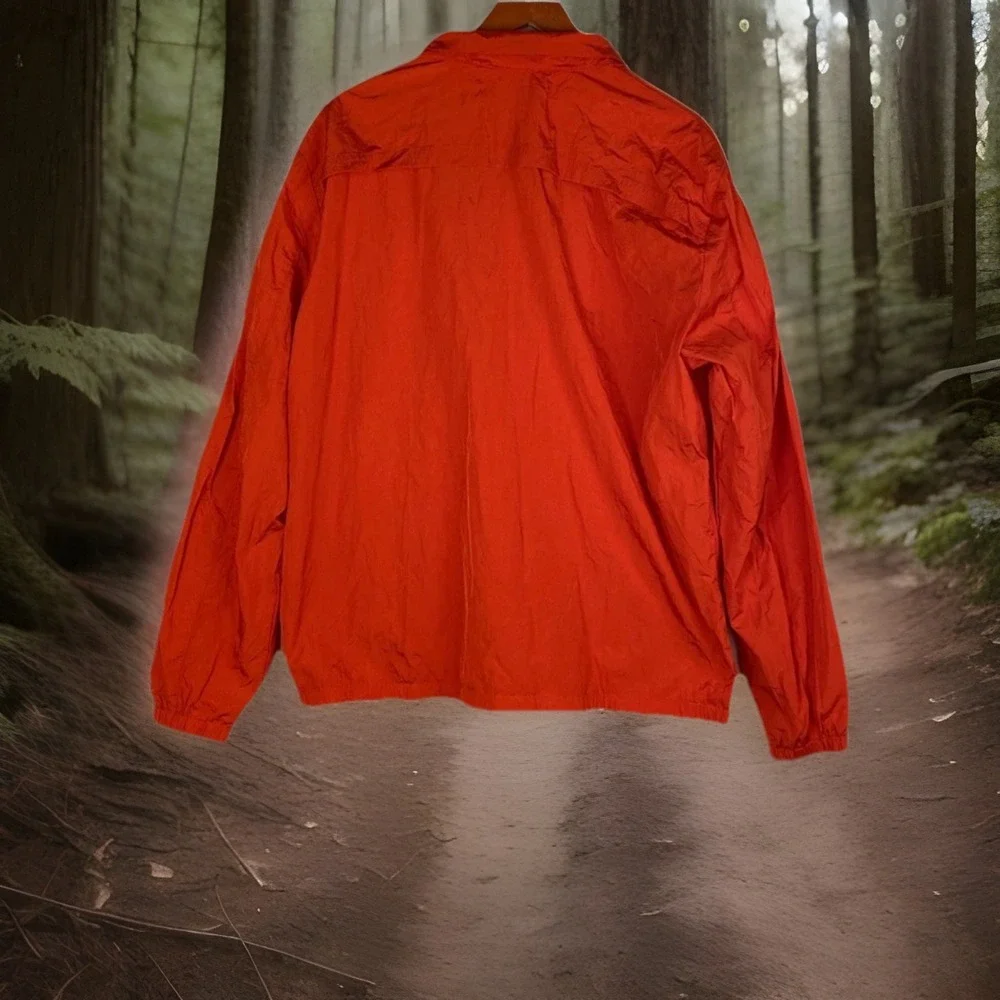 Xersion Bright Orange Lightweight Windbreaker Men's XL Quarter Zip NWT65$ Retail